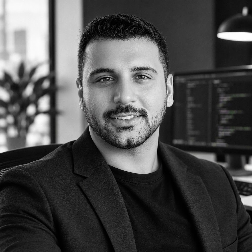 Ben Mardanian at his desk